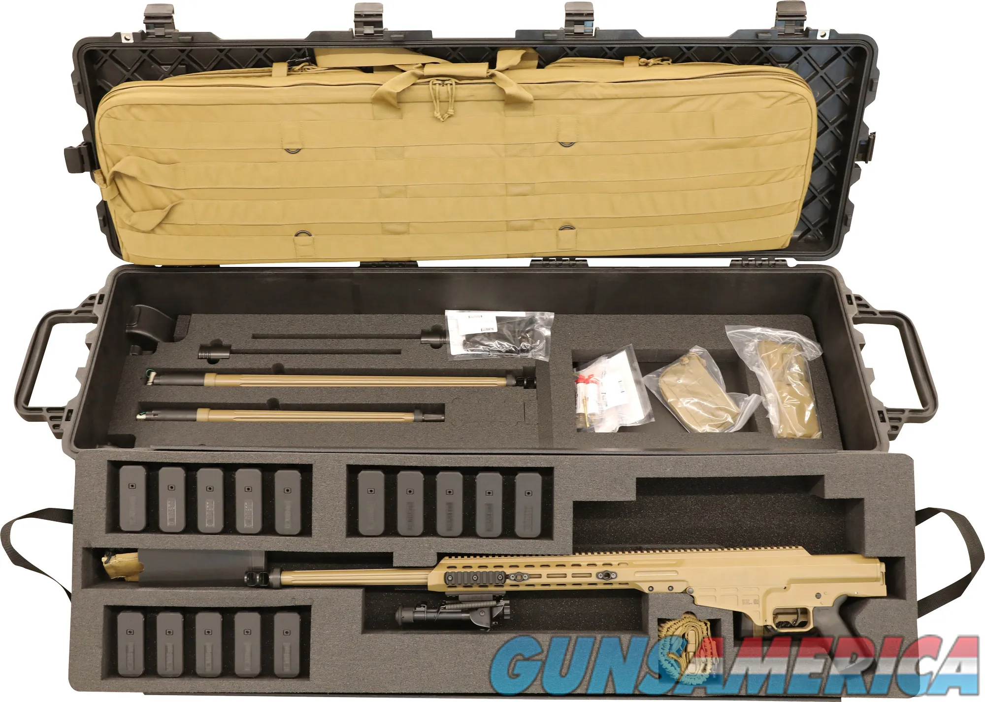 BARRETT MK22 ADVANCED SNIPER SYSTEM 300 NORMA 26" BBL, 20" 7.62x51MM, 27" 338NORMA & 5 MAGAZINES EACH CALIBER