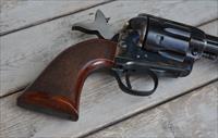 45 EASY PAY Cimarron Evil Roy Comp sa .45 Long Colt revolver engraved cowboy action World Champion Evil Roy Gunfighter lightened trigger case hardened frame and standard blue finish Img-3