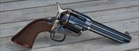 45 EASY PAY Cimarron Evil Roy Comp sa .45 Long Colt revolver engraved cowboy action World Champion Evil Roy Gunfighter lightened trigger case hardened frame and standard blue finish Img-7