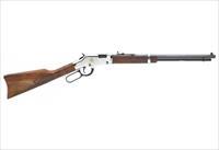 68 Easy Pay Henry Repeating Arms American Beauty  .22 S/L/LR 20 Barrel 16 Rounds Engraved Nickel Receiver Walnut Stock Blued H004AB Img-1
