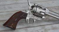 49EASY PAY Cimarron Buffalo Bill Signature Series Frontier ENGRAVED IN AUTHENTIC CUSTOM PATTERN PRE-WAR FRAME NICKEL 45 LONG COLT PP411LNBB  Img-8
