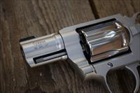 69 Colt Cobra Conceal & Carry Wood Medallion Grips High Polish 38 Spl+P Revolver  Double action Hammer Pulls Back for smooth Shooting stainless steel frame Brass Bead COBRASC2BB Img-10