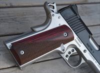 53 Easy Pay  Kimber Custom II 1911 .45ACP Two-Tone Pistol match grade Stainless steel  Grip checkered Rosewood 3200301 Img-3