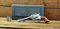 EASY PAY 65 DOWN  6 Shooter RUGER EXCLUSIVE Cowboy Action Shooter  Revolver  KBN36X 357 magnum 9MM Revolver combo 6.5 Stainless Steel Barrel Rosewood Wood Grips  SS 0320 736676003204 Img-1