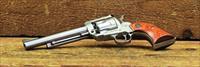 EASY PAY 65 DOWN  6 Shooter RUGER EXCLUSIVE Cowboy Action Shooter  Revolver  KBN36X 357 magnum 9MM Revolver combo 6.5 Stainless Steel Barrel Rosewood Wood Grips  SS 0320 736676003204 Img-2