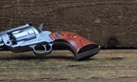 EASY PAY 65 DOWN  6 Shooter RUGER EXCLUSIVE Cowboy Action Shooter  Revolver  KBN36X 357 magnum 9MM Revolver combo 6.5 Stainless Steel Barrel Rosewood Wood Grips  SS 0320 736676003204 Img-4