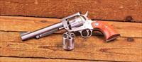 EASY PAY 65 DOWN  6 Shooter RUGER EXCLUSIVE Cowboy Action Shooter  Revolver  KBN36X 357 magnum 9MM Revolver combo 6.5 Stainless Steel Barrel Rosewood Wood Grips  SS 0320 736676003204 Img-5