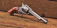 EASY PAY 65 DOWN  6 Shooter RUGER EXCLUSIVE Cowboy Action Shooter  Revolver  KBN36X 357 magnum 9MM Revolver combo 6.5 Stainless Steel Barrel Rosewood Wood Grips  SS 0320 736676003204 Img-9