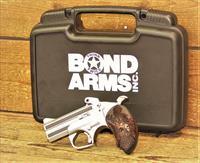 EASY PAY 56 DOWN LAYAWAY Bond Arms Think Twice Easily CONCEALED & Carried carved wood .38 Special Double Barrel POCKET PISTOL stainless steel Dragon Slayer limited edition Made Engraved In USA Texas by Texans Derringer 357 Mag BADS35738 Img-3