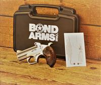 EASY PAY 56 DOWN LAYAWAY Bond Arms Think Twice Easily CONCEALED & Carried carved wood .38 Special Double Barrel POCKET PISTOL stainless steel Dragon Slayer limited edition Made Engraved In USA Texas by Texans Derringer 357 Mag BADS35738 Img-5