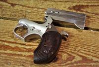 EASY PAY 56 DOWN LAYAWAY Bond Arms Think Twice Easily CONCEALED & Carried carved wood .38 Special Double Barrel POCKET PISTOL stainless steel Dragon Slayer limited edition Made Engraved In USA Texas by Texans Derringer 357 Mag BADS35738 Img-7