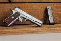 68  EASY PAY Ruger Traditional design wood grip 1911 beavertail grip Extended thumb safety  SR-1911 45ACP  Automatic Colt Pistol fixed Novak Classic light trigger target  titanium firing pin  lightweight Stainless Steel SS 8 rounds 6700  Img-1