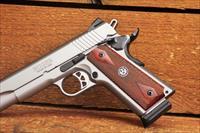 68  EASY PAY Ruger Traditional design wood grip 1911 beavertail grip Extended thumb safety  SR-1911 45ACP  Automatic Colt Pistol fixed Novak Classic light trigger target  titanium firing pin  lightweight Stainless Steel SS 8 rounds 6700  Img-7