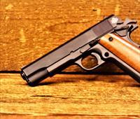 EASY PAY 43 DOWN LAYAWAY 12 MONTHLY PAYMENTS  Armscor Concealed CARRY Rock Island Armory 5 Barrel 1911 Standard GI 1911-A1 Battle proven design  M1911-A1  Fixed Sights .45 ACP 5 Barrel 8 Rounds Smooth Wood Grips Parkerized Finish 51421  Img-4