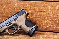 EASY PAY 32 DOWN LAYAWAY  Smith and Wesson Compact Easily CONCEALED CARRY Self Defence FIREPOWER .40 S&W  3.5 Barrel  Ambidextrous Controls M&P40C Palm Swell Grip 10 rd Polymer Duo Tone Flat Dark Earth Finish Two Tone FDE 10190 Img-5