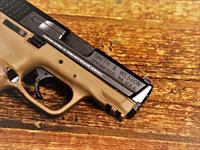 EASY PAY 32 DOWN LAYAWAY  Smith and Wesson Compact Easily CONCEALED CARRY Self Defence FIREPOWER .40 S&W  3.5 Barrel  Ambidextrous Controls M&P40C Palm Swell Grip 10 rd Polymer Duo Tone Flat Dark Earth Finish Two Tone FDE 10190 Img-7