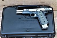  KIMBER ECLIPSE CUSTOM With A Hard Case for Founding Fathers July 4 1776 2nd Amendment Use ONLY.  10mm Caliber NIB Engraved Charcoal gray 1911 Magazine 8+1 Sights Fixed 3-dot tritium low profile night sights G-10 thumb grip EASY PAY 3000239 Img-1