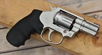  40 EASY PAY  Layaway Colt Cobra Conceal and Carry .38SPL+P FRAME STAINLESS STEEL  W Hogue Overmolded RUBBER Grip BLACK  Red Fiber Optic front sight Double Single Action Revolver COBRASM2FO Img-3