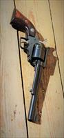 60 EASY PAY Ruger New Model Super Blackhawk .44 Magnum 7.5 adjustable sights barrel 120 twist 6 Shot OLD Western Standard series  patented Transfer Bar mechanism .44 Mag  wood grips Rosewood Grips 0802 Img-1