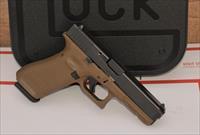 EASY PAY 51 Layaway Glock EXCLUSIVE Marksman Barrel 5 generation Conceal and carry 17 Gen 5  9mm 4.5in 17rd Flat Dark Earth Gen5 hexagonal rifling ACCESSORY RAIL Fixed Sights Polymer Synthetic GRIP 9mm PA1750203DE Img-3