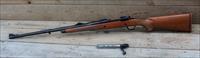 62 EASY PAY M77 HAWKEYE AFRICAN 280 ACKLY 24 BBL deer hunting Long range  STOCK GRIPS Walnut Ebony Forend Tip Scope Rings 57126 Img-4