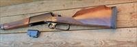 71 Easy Pay Browning BLR compact Lightweight Long range lever action old west scope ready Hunting BRN target crown muzzle 20 in BARREL TWIST 112 Grade 1 Black Walnut Monte Carlo 034030218 Wood Checkering Grip detachable box magazine  Img-14