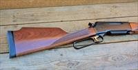 71 Easy Pay Browning BLR compact Lightweight Long range lever action old west scope ready Hunting BRN target crown muzzle 20 in BARREL TWIST 112 Grade 1 Black Walnut Monte Carlo 034030218 Wood Checkering Grip detachable box magazine  Img-19