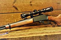 EASY PAY 49 DOWN LAYAWAY 12 MONTHLY PAYMENTS  Marlin 336W factory mounted  3-9x32mm scope  hunting Rifle .30-30 Winchester caliber .30-30 Win 20 Barrel 6 Rounds Laminate Wood Stock  Blued  folding brass bead Buckhorn rear sight 70521 Img-5
