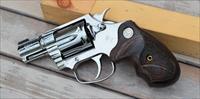 111 EASY PAY Layaway Colt Bright Cobra Double Action Revolver Conceal and Carry High Polish Mirror Finish in .38 Special +P quality steel  Frame composite material Walnut Medallion grips Brass Bead front sight COBRA-SS2BB Img-4