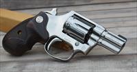 111 EASY PAY Layaway Colt Bright Cobra Double Action Revolver Conceal and Carry High Polish Mirror Finish in .38 Special +P quality steel  Frame composite material Walnut Medallion grips Brass Bead front sight COBRA-SS2BB Img-6