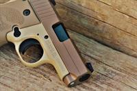 EASY PAY 60 DOWN LAYAWAY 12 MONTHLY PAYMENTS USA = constitution No Likey constitution Move some were with warm weather  Sig Sauer Conceal Carry P238 Deser Light  238380DES 2.7 in Hogue sig Desert Grip Light Tan Finish Night Sights NS 7 Rd Img-5
