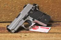 Sig sauer P238 HD California Compliant (CA Approved) for most Ban state Conceal & Carry 238380HDCA 380 ACP Automatic Colt Pistol pocket pistol  2.7 in G10 Composite Grip Stainless steel SS Night Sights 6 Rd Siglite Night EZ PAY $70 LAYAWAY 