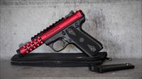 EASY PAY 39  LAYAWAY Ruger 22/45 Lite 3910 22 LR Threaded  ed Anodized Red Shark Grill RUG EXCLUSIVES 22 45 Img-2