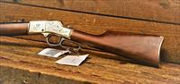  EZ PAY 106  2nd Amendment used in thought in the year 1789 versus Martial law used in the war of 1812 Henry.44  Mag accepts .44 Special  Use the same ammo for revolver pistol and carbine Rd brass receiver engraved & Walnut Wood  H006OA Img-9
