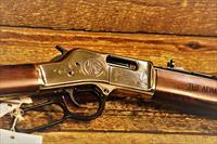 EZ PAY 106  2nd Amendment used in thought in the year 1789 versus Martial law used in the war of 1812 Henry.44  Mag accepts .44 Special  Use the same ammo for revolver pistol and carbine Rd brass receiver engraved & Walnut Wood  H006OA Img-12
