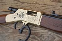 Easy PAY Sale    2nd Amendment used in thought in the year 1789 versus Martial law used in the war of 1812 Henry .44  magnum accepts .44 Special  Use  ammo for revolver pistol and carbine Rd brass receiver engraved & Walnut Wood  H006OA Img-12