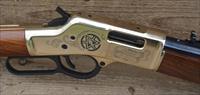 Easy PAY Sale    2nd Amendment used in thought in the year 1789 versus Martial law used in the war of 1812 Henry .44  magnum accepts .44 Special  Use  ammo for revolver pistol and carbine Rd brass receiver engraved & Walnut Wood  H006OA Img-21