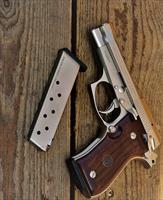 1. Easy Pay 72 Beretta Model 85FS Cheetah compact pistol Conceal Carry .380 ACP Handgun 3.8 Barrel 8 Rounds Walnut Grip Nickel Finish J85F212 Img-2