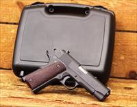 40 EASY PAY  ATI  Concealed Carry classic Commander  sized 1911 true Browning  single action   9mm 9 Rounds 4.25 barrel   Steel frame and slide FX1911 GI is a Design Wood Grips   Black ATIGFX9GI FX9GI Img-1