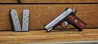 EASY PAY 73 DOWN LAYAWAY 12 MONTHLY PAYMENTS Ruger SR1911 anodized Commander thin grip Lightweight 1911 4.25 Barrel  titanium firing pin  Easley concealable & carried .45 ACP Firepower  7rd Two Tone Stainless steel SS wood 6711 Img-9