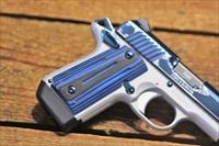 EASY PAY 89 LAYAWAY  Kimber Micro 9 Sapphire Pistol KIM3300111   PVD finish 9MM, 3.15, Sapphire/Black Grips, Sapphire Slide, 6 Rd Img-10