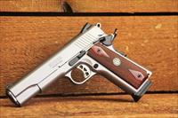 70  EASY PAY Ruger Traditional design wood grip 1911 beavertail grip Extended thumb safety  SR-1911 45ACP  Automatic Colt Pistol fixed Novak Classic light trigger target  titanium firing pin  lightweight Stainless Steel SS 8 rounds 6700  Img-5