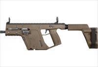 EASY PAY $122 Layaway Kriss USA Kriss Vector Gen II SDP-SB Semi Auto Flat Pistol Flat Dark Earth Stabilizing Brace 9mm Luger Lightweght Carbine Picatinny Top Rail Accepts GLOCK Pattern Magazines KV90PSBFD20 