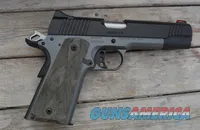 $47 EASY PAY MADE IN THE USA  Kimber Custom LW Night Patrol 1911 open carry  conceal carry Home Defense  Red Fiber Optic Front Sights  5 Stainless steel match grade Barrel 45 acp Brown Hogue Grips 3700705 