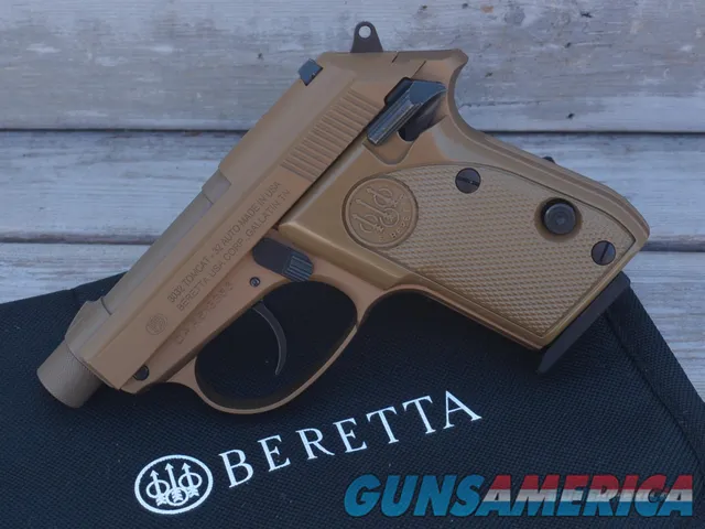 34 EASY PAY Beretta 3032 Tomcat Covert .32 ACP concealed carry Threaded Barrel 7 Rounds FDE Polymer Grips  J320126 Img-3