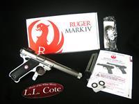 Ruger Mark IV Target 22lr 5.5" Stainless NEW 40126