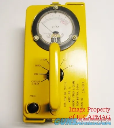 Vintage Geiger Counter Victoreen CD V715 Meter Radiation Detector Untested Img-1