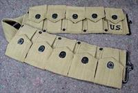 M1 Garand M1923 WWII Style U.S. Cartridge Belt