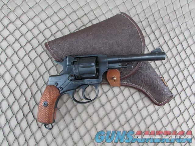 Russian 1895 Revolver Izhevsk 1943 7.62x38R w/ Holster #189523948