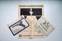 MAUSER COMMERATIVE GERMAN LUGER WITH DISPLAY CASE - MINT CONDITION